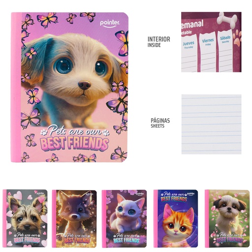 [COS-02-DL] CUADERNO COSIDO DOBLE RAYA