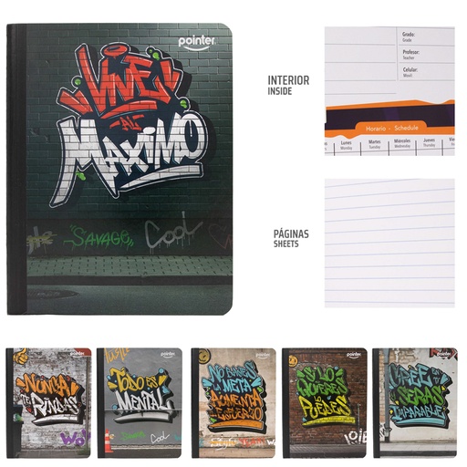 [COS-18] CUADERNO COSIDO RAYA ANCHA