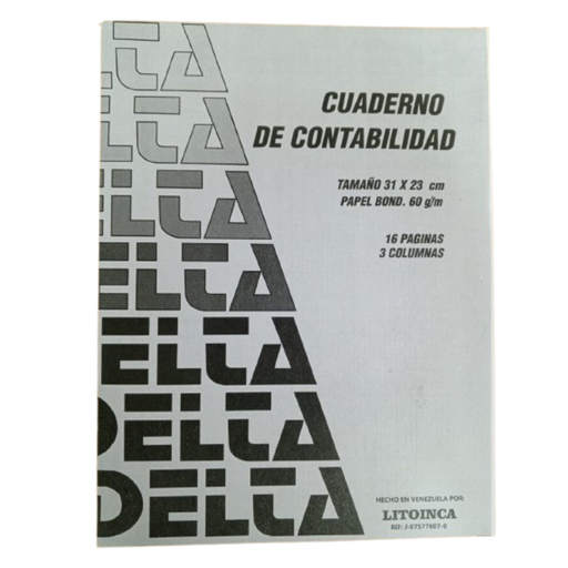 [10407] LIBRO DE CONTABILIDAD 16 HOJAS