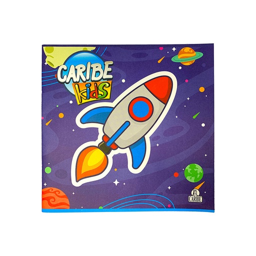 [N01CK415D28] CUADERNO ENGRAPADO PARA DIBUJO CARIBE KIDS 21X20CM