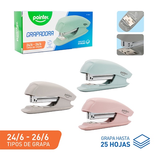 [ST-2355-C] ENGRAPADORA PLASTICA MEDIA TIRA (PASTEL)