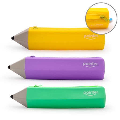 [PC-23199] CARTUCHERA DE SILICONA - FORMA DE LAPIZ