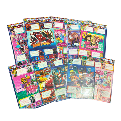 [00344012] ETIQUETAS ESCOLARES