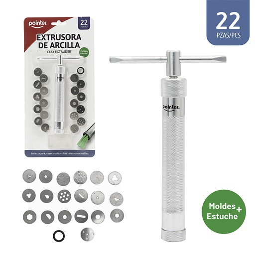 [CTS-2337] EXTRUSORA DE ARCILLA - 22PZAS