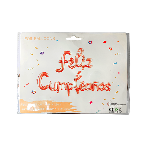 [FC-ROSEGOLD] FELIZ CUMPLEAÑOS ROSA GOLD