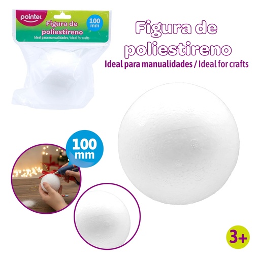 [PSB-1100] ESFERA DE POLIESTIRENO 10CM³ 