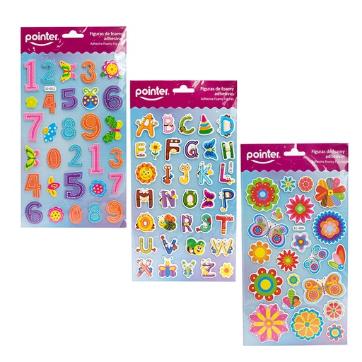 [ANC-22151] FIGURAS DE FOAMY ADHESIVAS (VARIADAS)