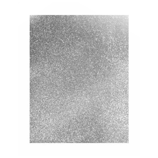 [0549.016.6] FOAMY ESCARCHADO PLATA ALPACA - CARTA 20x30CM