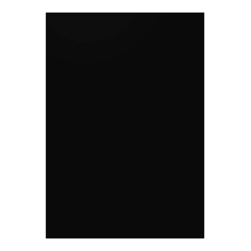 [90.2.2230] FOAMY LISO NEGRO EBANO - CARTA 20x30CM