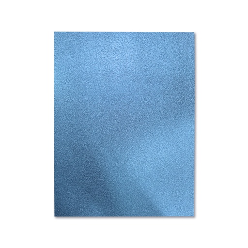 [553.012.7] FOAMI ESTAMPADO METALIZADO AZUL CELESTE DOBLECARTA (40X60CM)