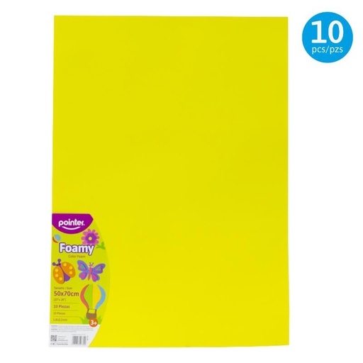 [EVA-7011-57] FOAMI LISO AMARILLO MEDIANO (50X70CM)