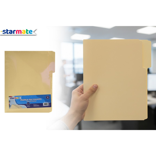 [STR-7146] CARPETA MANILA CARTA x10UNDS