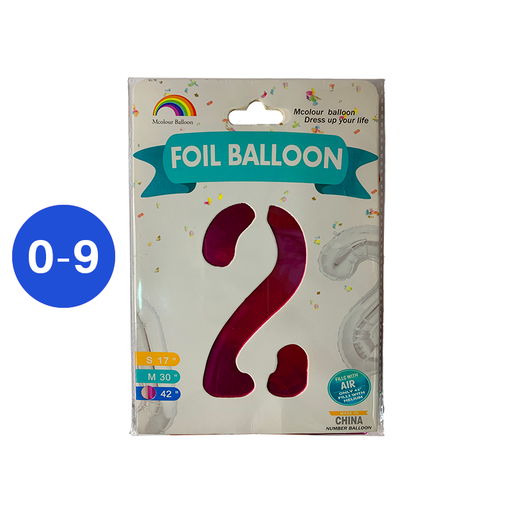 [A959-BLNB-BP] GLOBO NUMERO FUCSIA  42 