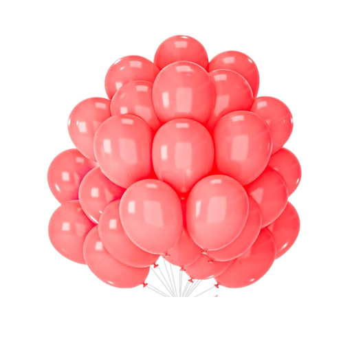 [CA-G50-PWM] GLOBOS DE 50 ROJO PASTEL
