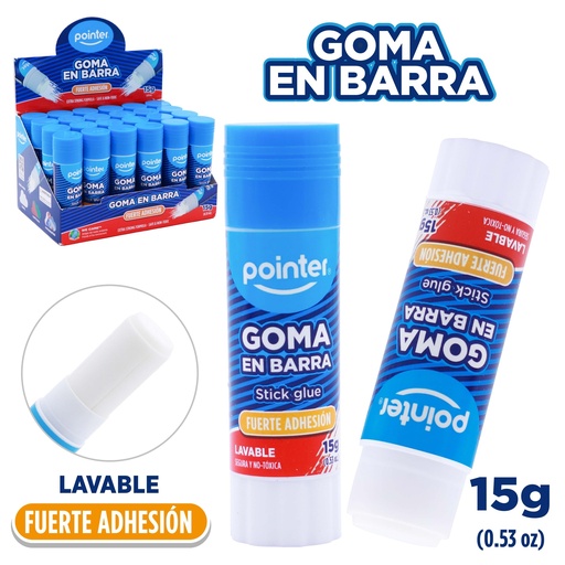 [EA-B1500] GOMA EN BARRA - 15GR