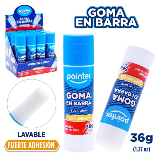 [EA-0900-36G] GOMA EN BARRA 36g