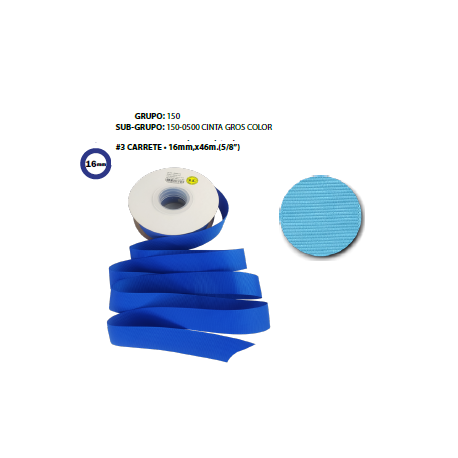 [56600-16-335] GRO #3 AZUL TURQUESA 