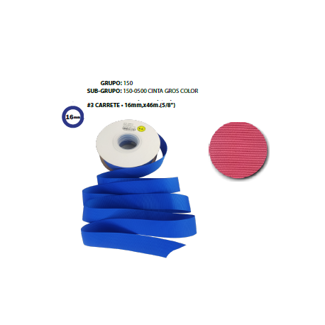 [ 56600-16-235] GROSS #3 - ROJO AMAPOLA 