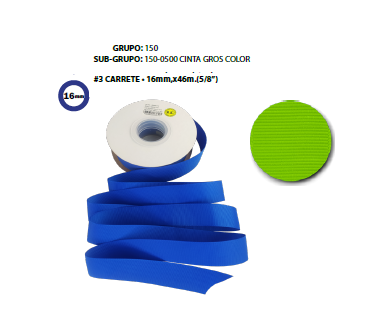 [ 56600-16-544] GRO #3 VERDE LIMA NEON 