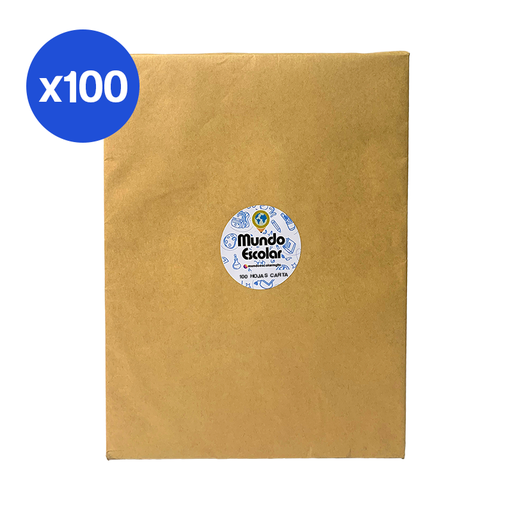 [HOJASCAX100] HOJAS TAMAÑO CARTA X100