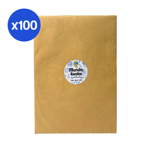 [HOJASOFX100] HOJAS TAMAÑO OFICIO X100