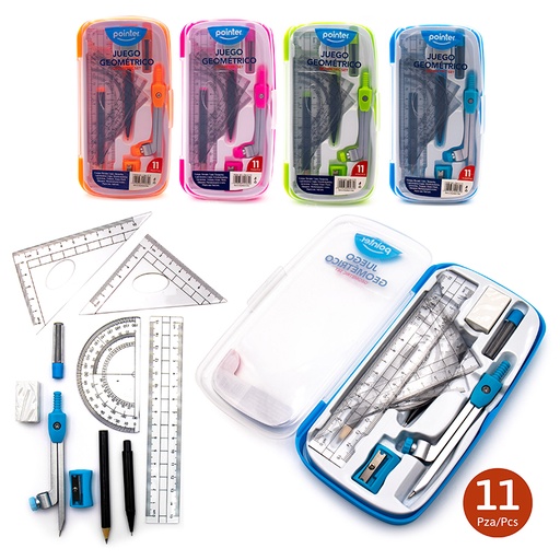 [CM-2111] JUEGO GEOMETRICO - 11 PIEZAS