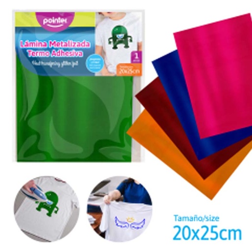 [AF-2025-M] LAMINA METALIZADA TERMO ADHESIVA