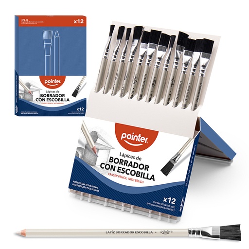 [EPB-12] LAPIZ BORRADOR CON ESCOBILLA