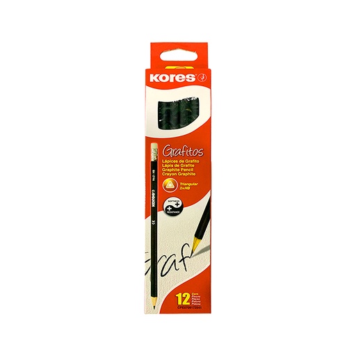[92300.21] LAPIZ DE GRAFITO KORES X12 