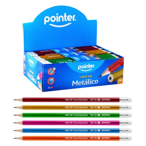 [MHB-6-R] LAPIZ METALICO HB
