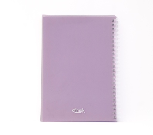 [OK665-3] LIBRETA DE PLASTICO PASTEL
