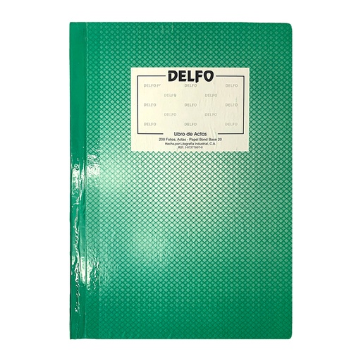 [10452-01] LIBRO DE ACTAS 200 FOLIOS