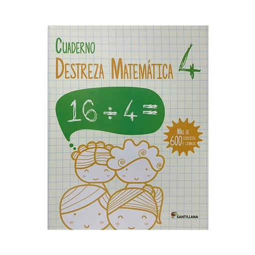[7591524017221ME] LIBRO DESTREZA MATEMATICA 4