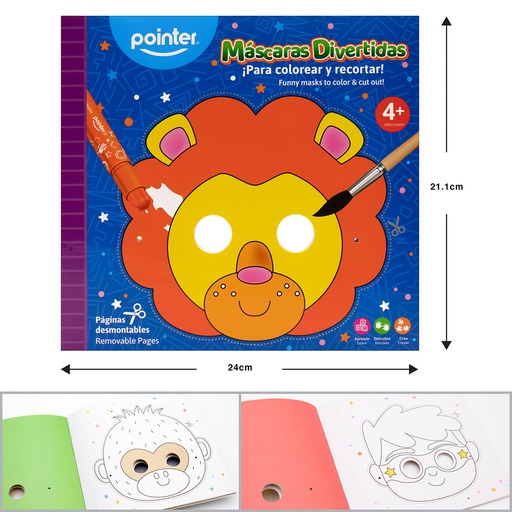 [MDB-20016] LIBRO MASCARAS DIVERTIDAS