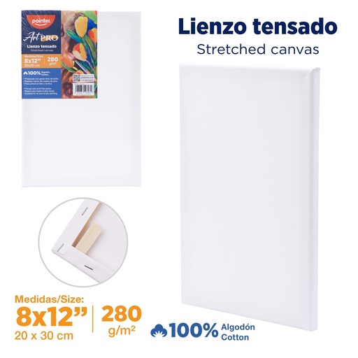 [CA-2030] LIENZO BLANCO - 20x30CM