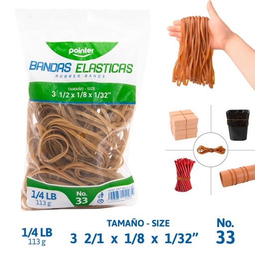 [PNT-RB33-1-4N] LIGAS N°33 ¼LB