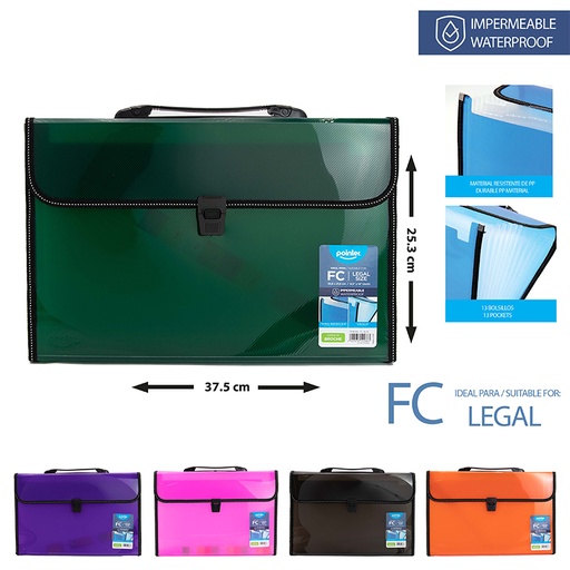 [FL-SL13] MALETIN ARCHIVADOR EXPANDIBLE PORTADOCUMENTOS