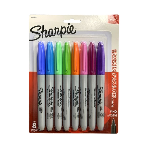 [2148533] MARCADOR PERMANENTE FINO x8PZS