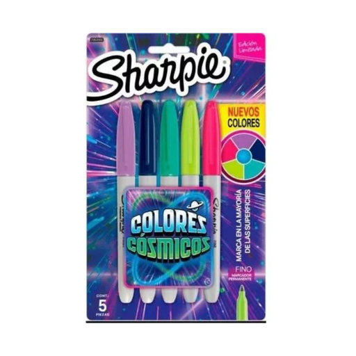 [2010953] MARCADORES SHARPIE COSMIC COLOR X5