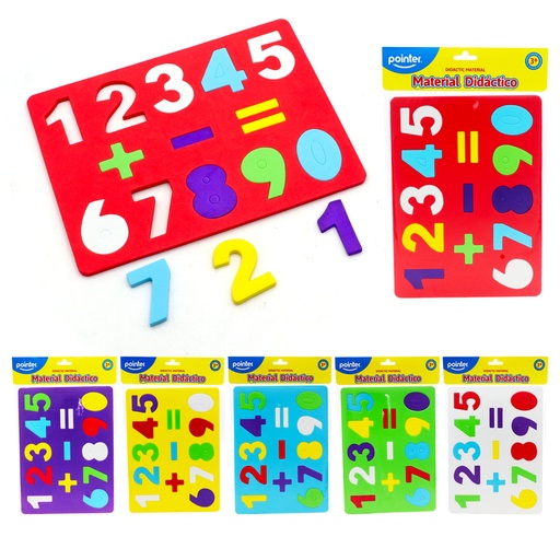 [CH5027-N] NUMEROS DE FOAMY