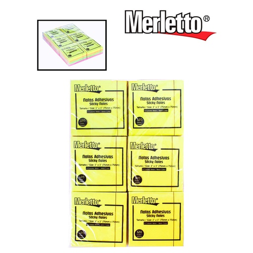 [780-7131363] NOTAS ADHESIVAS x320HOJAS