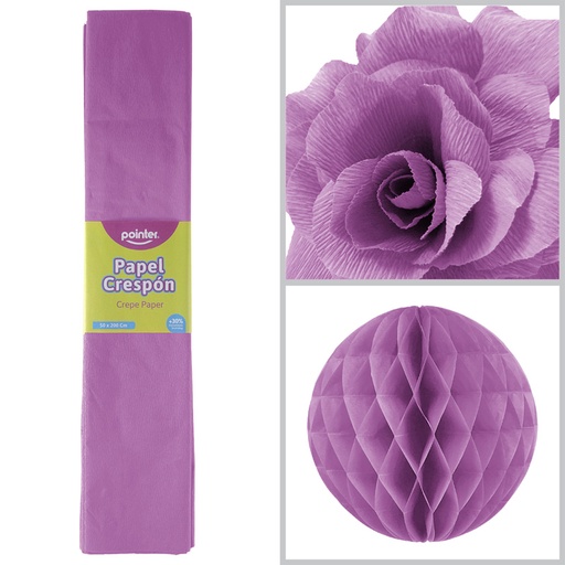 [CP-721] PAPEL CREPE - LILA (50x200CM)