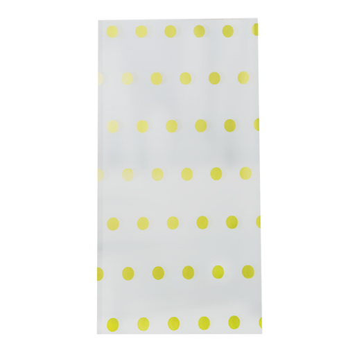 [HQ-WR-1602] PAPEL COREANO HANSU TRASLUCIDO PUNTOS - BLANCO/ORO 57x57CM