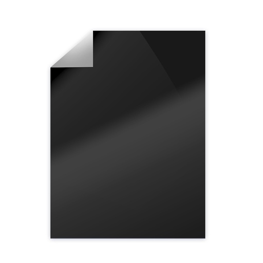 [3124.07] PAPEL LUSTRILLO NEGRO EBANO