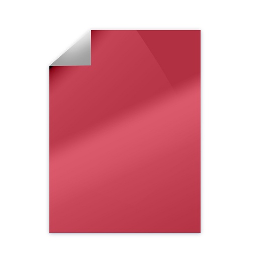 [3124.08] PAPEL LUSTRILLO ROJO BANDERA
