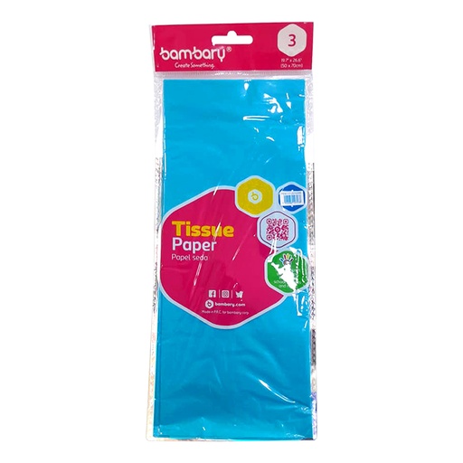 [117-2070/400] PAPEL SEDA AZUL CIELO 50x70CM