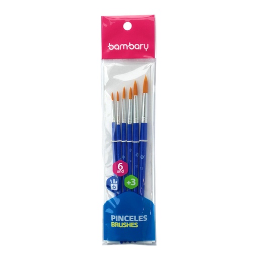 [230-7510/004] PINCELES ARTISTICOS X6PZS