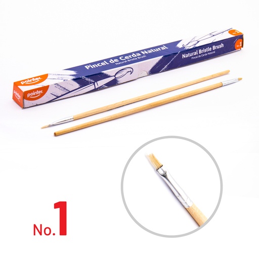 [A579P-1] PINCELES DE CERDA PLANO N1