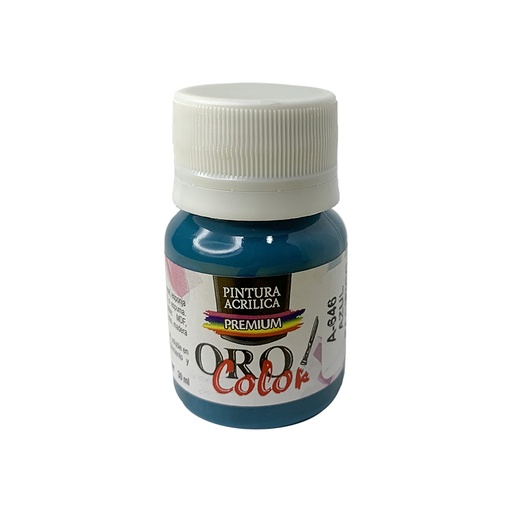 [A-646-30] PINTURA ACRILICA PREMIUM AZUL PACIFICO 30ML