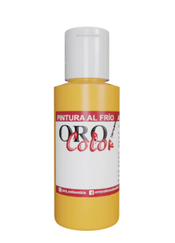 [F105-60] PINTURA AL FRIO AMARILLO AUYAMA 60CM